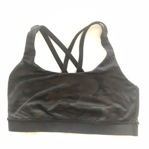 Lululemon Energy Bra Camo Pattern - Size 6